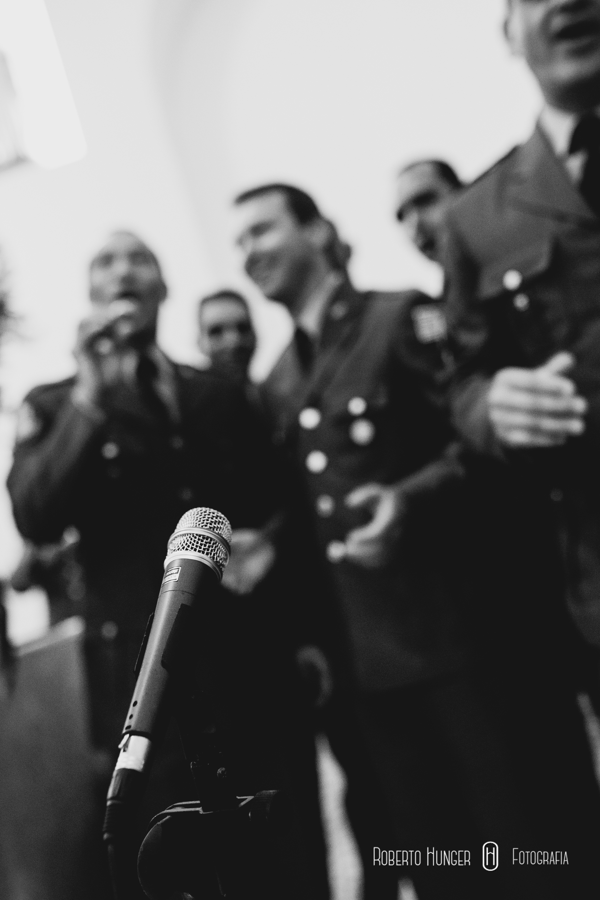 coral militar em casamentos
