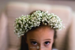 Coroa de flores em daminha de casamento, daminha de casamento com arranjo de flores,